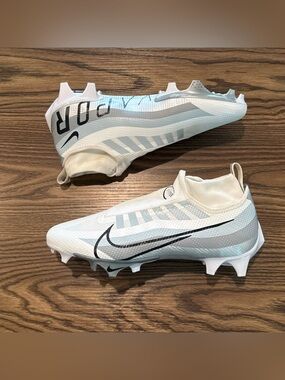 Size 9 Nike Vapor Edge 360 Pro Football Cleats White/Grey DQ3670-102